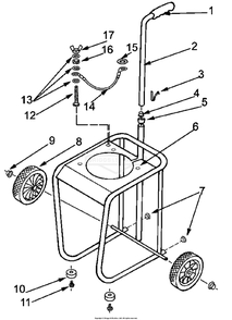 Part Location Diagram of 102625GS Briggs and Stratton Grip 7/8 handle